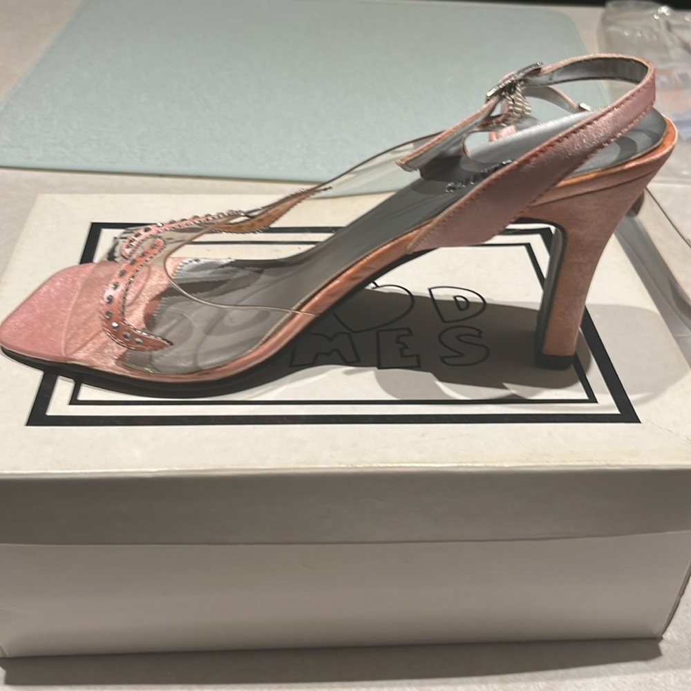 GOOD TIMES | Clear pink heels, crystal details | Sz 9 - Picture 6 of 8